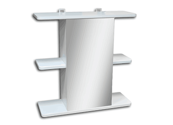 Шкаф настенный Гамма 10 левый (белый)