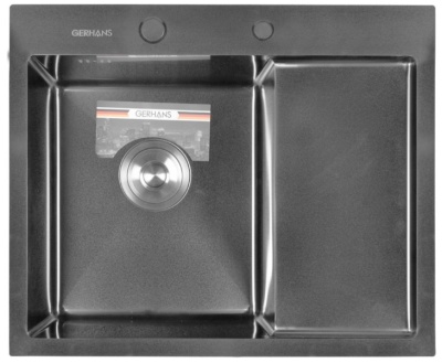 Мойка кухонная K35848B-L графит Gerhans