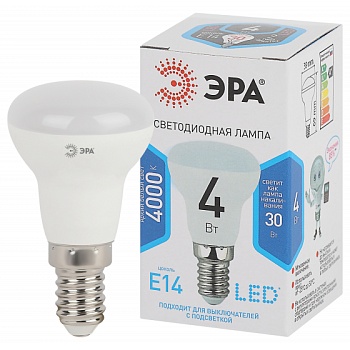 Лампа светодиодная STD LED R39-4W-840-E14 ЭРА