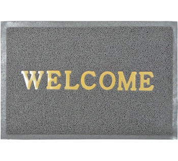 Коврик придверный ComeForte Welcome 60х90 см серый