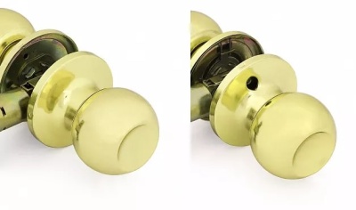 Ручка защелка 6072 PB PS Фабрика замков