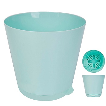 Горшок для цветов Easy Grow 1,8 л с прикорневым поливом ING47016 НБ INGREEN