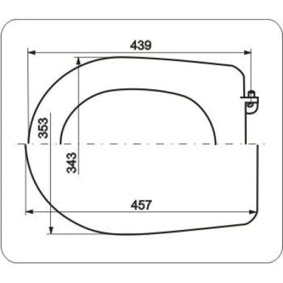 Сиденье для унитаза микролифт белый, Уклад СУ 75.06.80