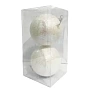 Набор шаров елочных Winter Pearl 10см 2шт Калядны час RM10-3800