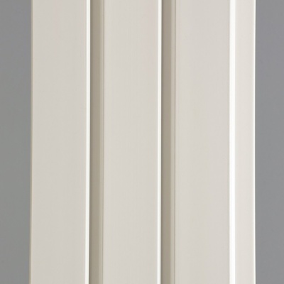 Панель декоративная 3D Rail белый 120x10x2700 мм, Grace