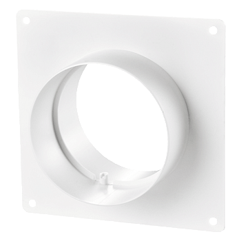 Соединитель для круглых воздуховодов с настенной пластиной d150 Вентс