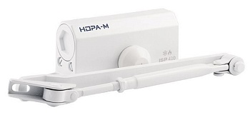  Доводчик дверной 410 ISPARUS от 15 до 60 кг белый