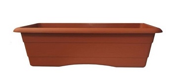 Ящик балконный №2 L=480, h=170, терракот 81002