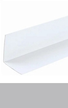 Угол ПВХ 20х20мм 2,7 м светло-серый, IDEAL