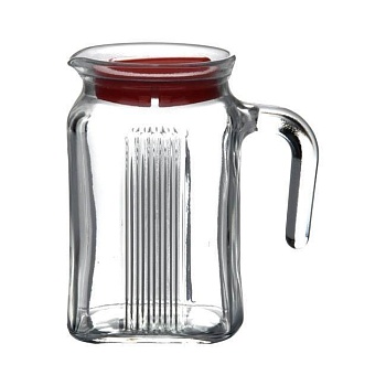Кувшин стеклянный 600 мл с крышкой Фриго 80122 1078032