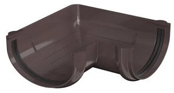 Угол желоба Оптима 120/80 мм, 90 гр. (темно-коричневый ) Технониколь