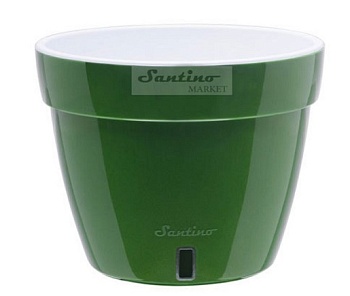 Горшок двойной 4 л ASTI Зеленый-золото-Белый 