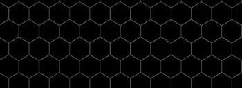 Панель кухонная (фартук) ПВХ Чёрные соты 0,6x3м Югпластмаркет