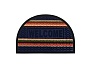 Коврик придверный Comfort, 40х60 см, Welcome, полукруг, синий, VORTEX 22385