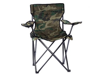 Стул складной текстильный на металлическом каркасе 80x50x50см