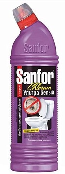 Средство для чистки и дезинфекции CHLORUM Sanfor 750г Ультра белый 