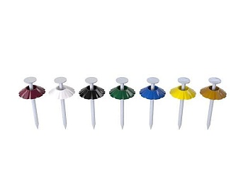 Гвозди декоративные 1.8x32 мм коричневая шляпка (100 шт) STARFIX