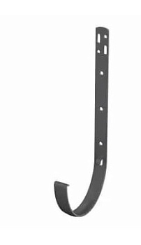 Кронштейн желоба Оптима (серый) металл 120/80 мм Технониколь