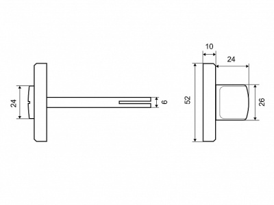 Накладка фиксатор Palladium RS BN/CP BK