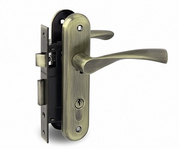 Замок врезной ЗВ AL 1613 AB античная бронза PALLADIUM