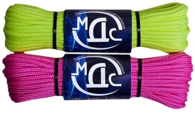 Шнур плетеный полипропиленовый неоновый с сердечником МДС