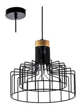 Светильник подвесной НСБ 01-60-101 X1591 черный/коричневый Aitin-Pro