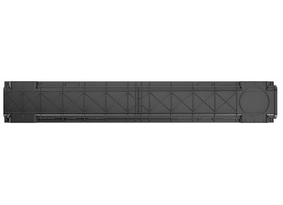 Лоток Lite 100h56 с решеткой пластиковой кл. А15 Ecoteck (металлик)