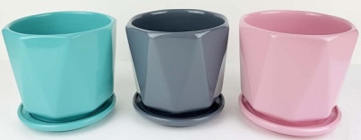 Горшок для цветов BY-59-1 керамика