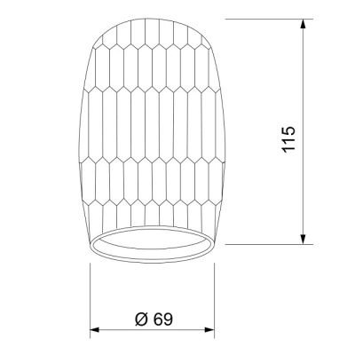 Светильник точечный накладной DLN104 GU10 черный ETP