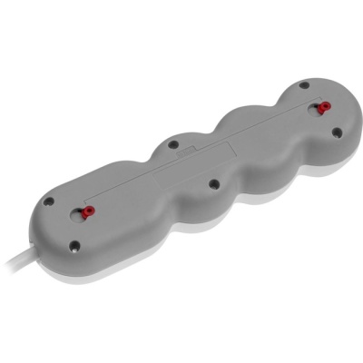 Удлинитель 4 розетки 7 м белый с заземлением LEIDEN ELECTRIC 805028