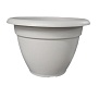 Горшок круглый Классика 350 мм 12л светло-серый Optimplast