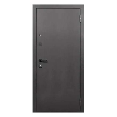 Дверь входная металлическая Зеркало 860 R Guard антик серебро/белый матовый