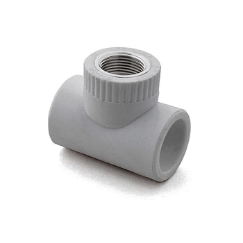 Тройник полипропиленовый комб. с внутр. резьбой d32х3/4