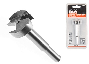 Сверло Форстнера по дереву ц/х 35 мм, GP0470-35, GEPARD 