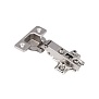 Петля накладная с доводчиком 100° 45мм H-0 slide-on AKS 37577 (еврошуруп)