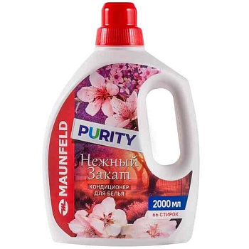 Кондиционер для белья Maunfeld Purity Нежный Закат 2 л Кондиционер для белья Maunfeld Purity Нежный Закат 2 л