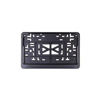 Рамка для номерного знака с защелкой черная SKYWAY S04102008 Рамка для номерного знака с защелкой черная SKYWAY S04102008