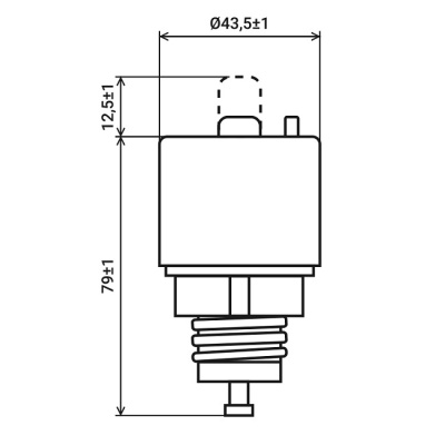 Автоматический выключатель резьбовой 16А ETP