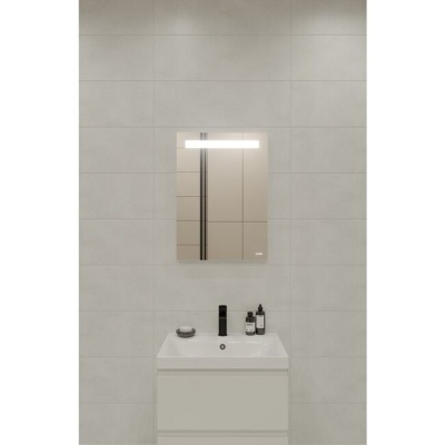 Зеркало LED 010 BASE 50 50х70 см Cersanit LU-LED010*50-b-Os (подсветка)