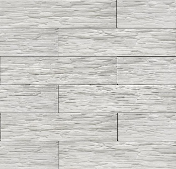 Декоративный камень Сланец саянский (белый), упак. 0.6 м2