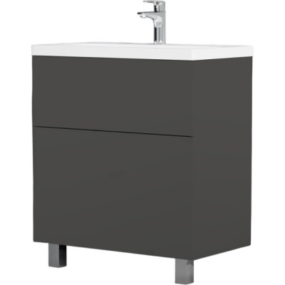 Тумба под умывальник Gem 75 графит матовый AM.PM M90FSX07522GM32