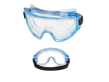 Очки закрытые панорамные ЗП2 PANORAMA прозрачные PC Super СОМЗ