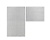 Набор ковриков для ванной комнаты 50х80/40х50 см, FLUFFY GREY 