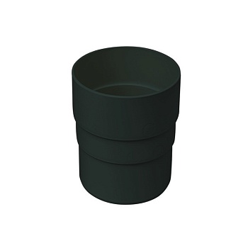 Муфта водосточной трубы Комфорт графит 85 мм Альта-Профиль