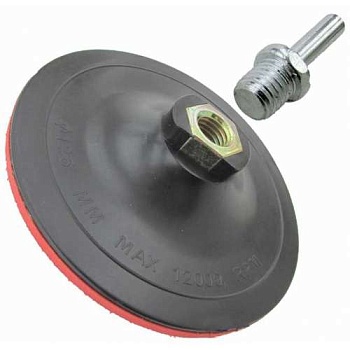 Насадка для дрели под липучку 125 мм жесткая, Рошма 0799-0125-01