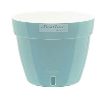 Горшок двойной 2,5 л ASTI Ментоловый-Белый