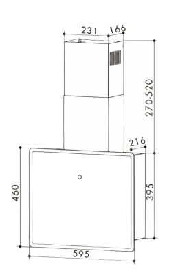 Вытяжка кухонная EXITEQ EX-1466 black