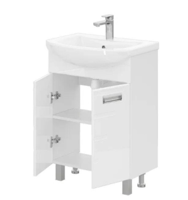 Тумба напольная Joli 50.2D Volna под умывальник Ладога 50