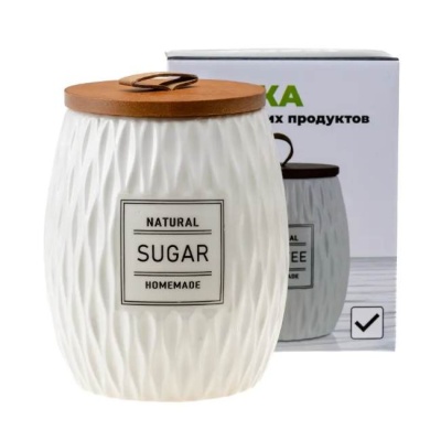 Банка для сыпучих продуктов Sugar 700 мл Fresca QC25A144S
