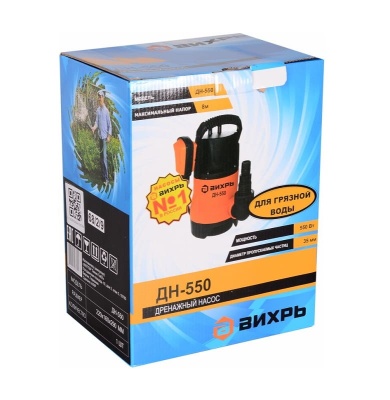 Насос дренажный Вихрь ДН-550